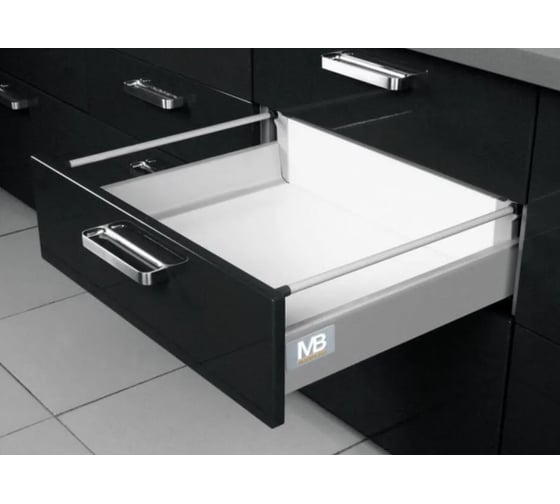 Изображение товара Модерн Бокс GTV l-450 средний серый (1 комплект релингов) PB-D-KPL450B