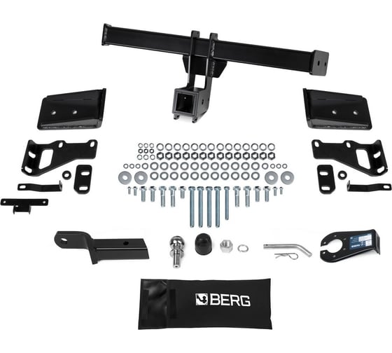 Изображение товара Фаркоп для Hyundai Santa Fe III, IV поколение 2012-2018 2018-2020, шар Е, 2500/100 кг BERG F.2316.002