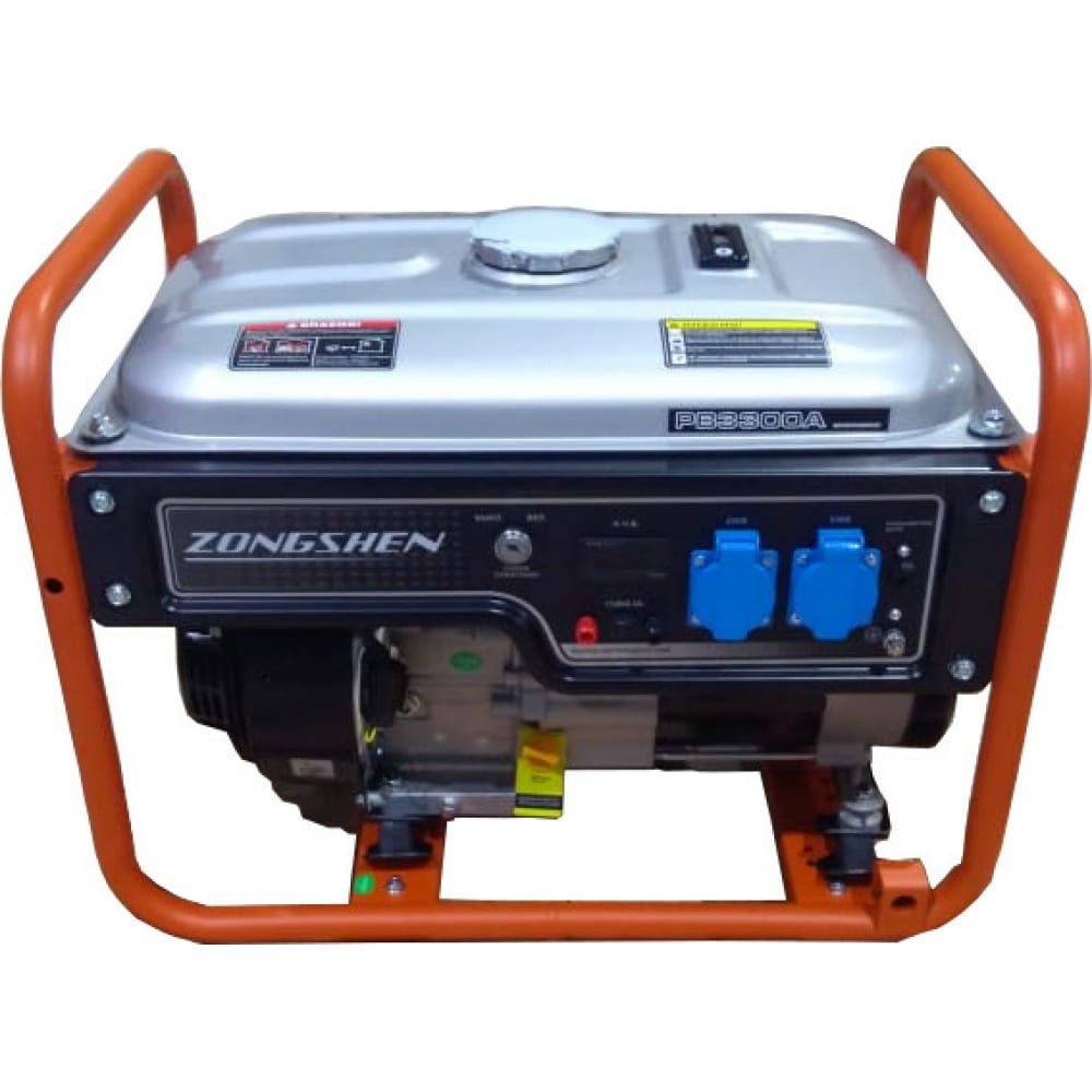 Бензиновый генератор zongshen pb 3300 ea 1t90df333 GB 210 E, GB210E - фото 1