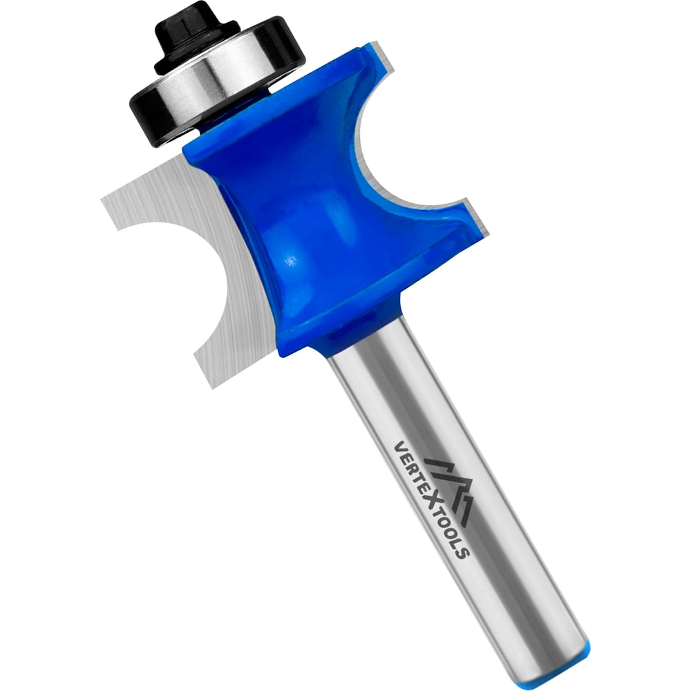 Изображение товара Кромочная фреза полукруглая 8 мм, 28.6 мм, 19 мм, Vertexools