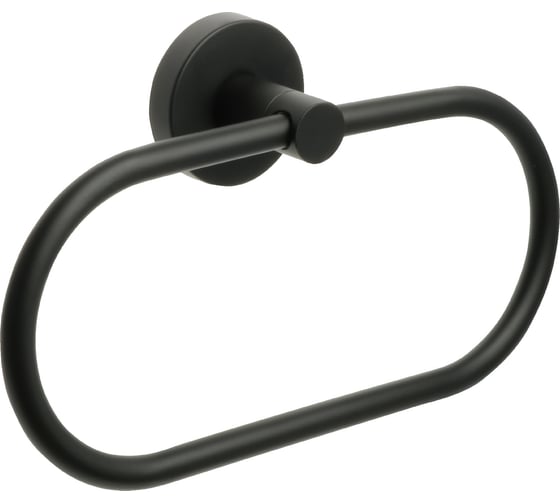 Изображение товара Полотенцедержатель-кольцо FIXSEN "comfort black" черный fx- 86011