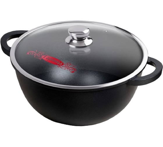 Изображение товара Казан Горница 6л. 280/150 литые ручки с крышкой  СП5251