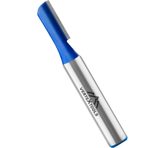 Изображение товара Фреза пазовая прямая с одним лезвием хв-к 6 мм, d-5 мм, h-13 мм, l-54 мм vertextools 3500-061305