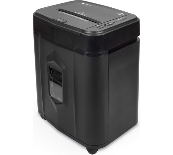 Изображение товара Уничтожитель документов/шредер/измельчитель бумаги, скоб, скрепок, пластиковых карт ГЕЛЕОС с автоподатчиком, корзина 20 л АП20-4