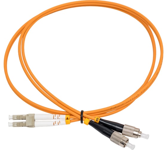 Изображение товара Оптический шнур Cabeus duplex lc-fc 62,5/125 mm 1м lszh FOP-62-LC-FC-1m