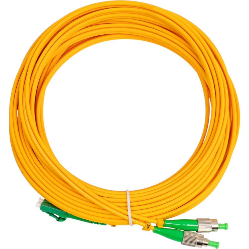 Оптический шнур Cabeus duplex fc/apc-lc/apc 9/125 sm 10м lszh FOP(d)-9-FC/APC-LC/APC-10m