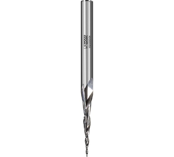 Изображение товара Фреза монолитная для 3D обработки дерева r=0.25 мм, l=75 мм, i=30.5 мм, s=6 мм WOODWORK 152.0575.06