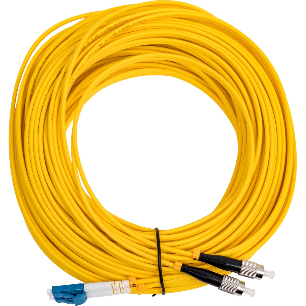 Изображение товара Оптический патч-корд Cabeus duplex LC-FC 25м 9/125 LSZH Doppio