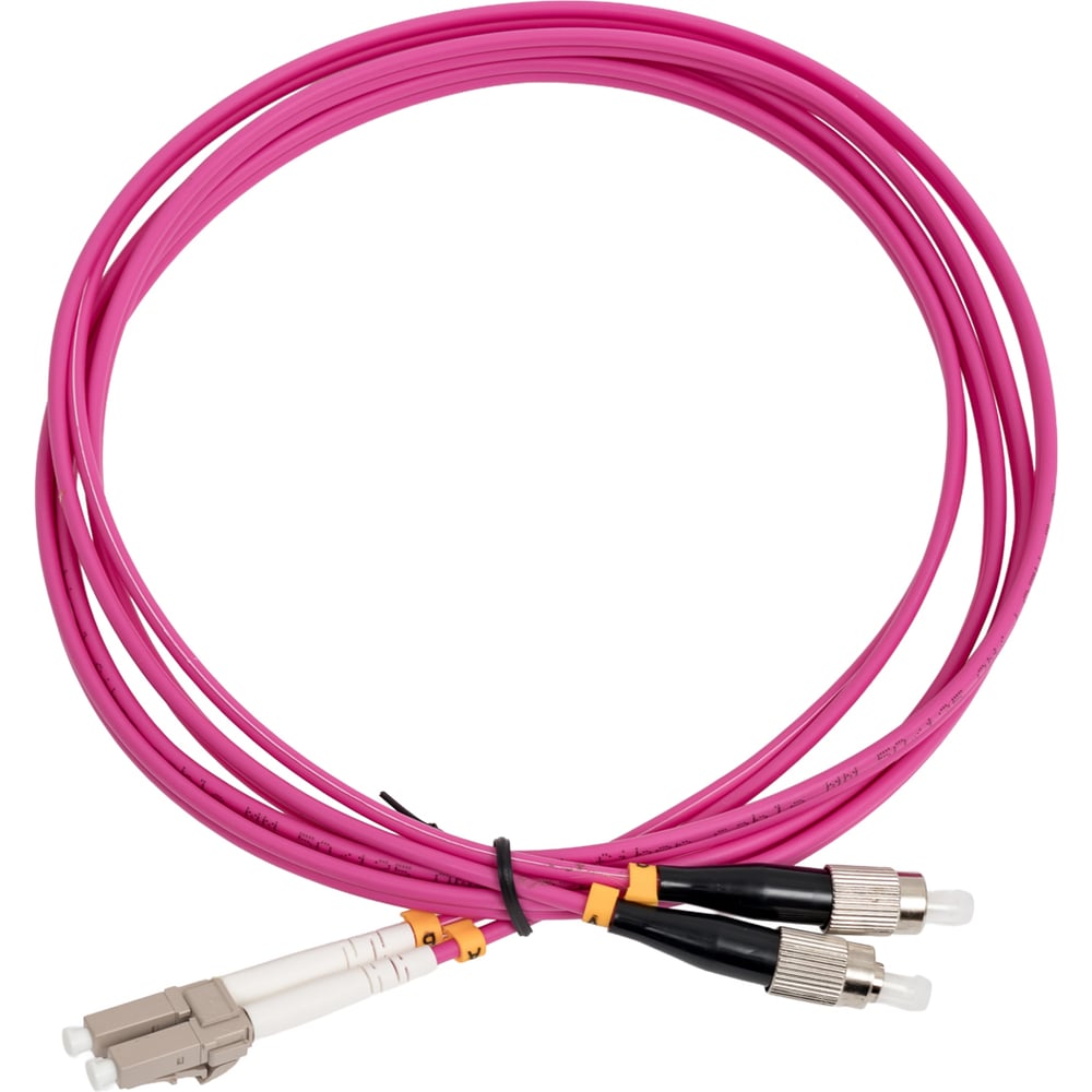 Изображение товара Оптический шнур Cabeus Duplex LC-FC 50/125 mm OM4 2м