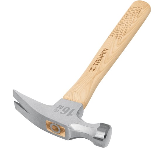 Изображение товара Молоток-гвоздодер (ручка 33 см, 0.45 кг) Truper MAR-16 16754