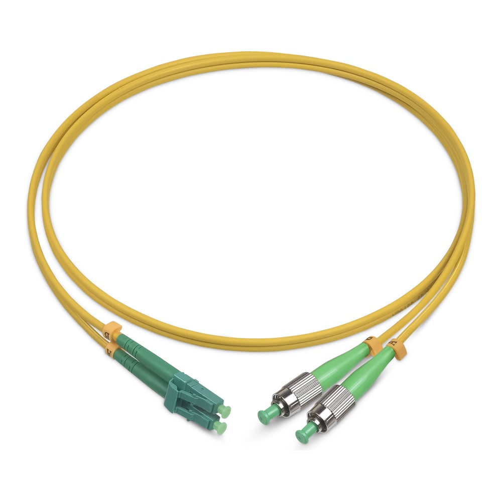 Изображение товара Оптический шнур Cabeus duplex FC/APC-LC/APC 3м LSZH 9/125 дуплекс