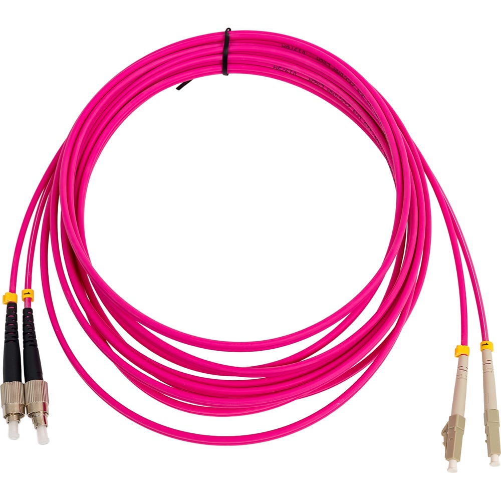 Изображение товара Оптический патч-корд Cabeus duplex LC-FC 50/125 мм OM4 5 м LSZH