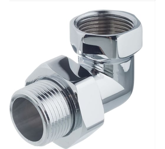 Изображение товара Сгон (американка) для полотенцесушителя TIM угловой вн/нар, 1 (хром) 771553