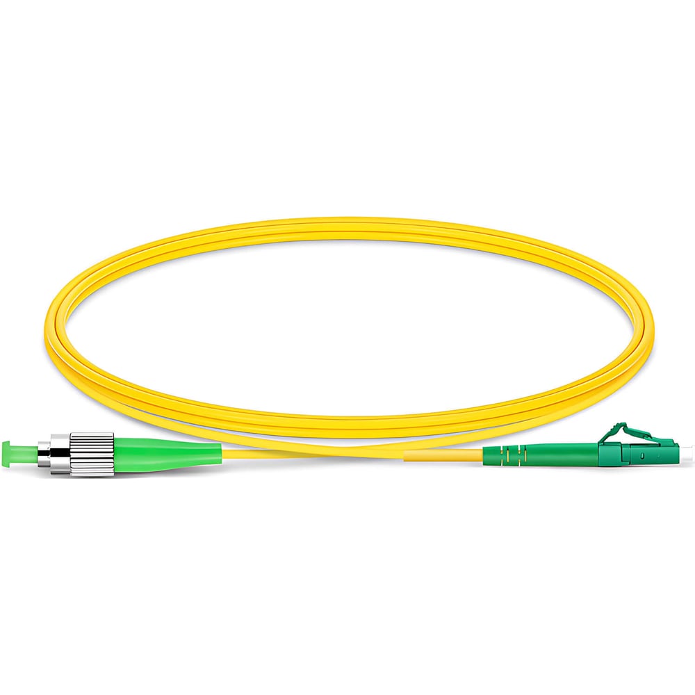 Изображение товара Оптический патч-корд Cabeus simplex fc/apc-lc/apc 1м глянцевый желтый