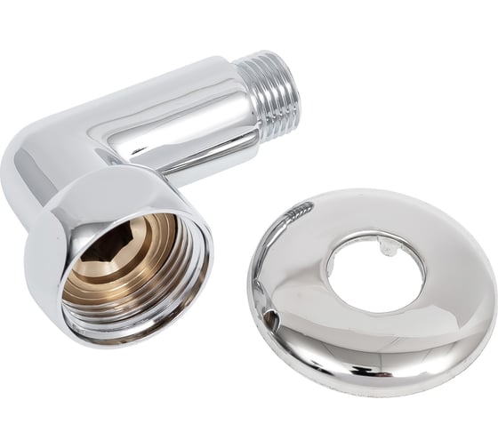 Изображение товара Угловое соединение для полотенцесушителя TIM вн/нар 1x1/2 (хром) 772378