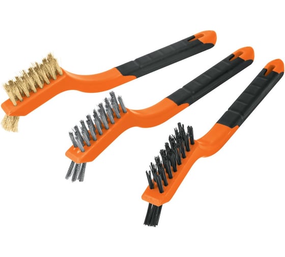 Изображение товара Набор щеток, 3 шт. Truper JCEA-3 10652