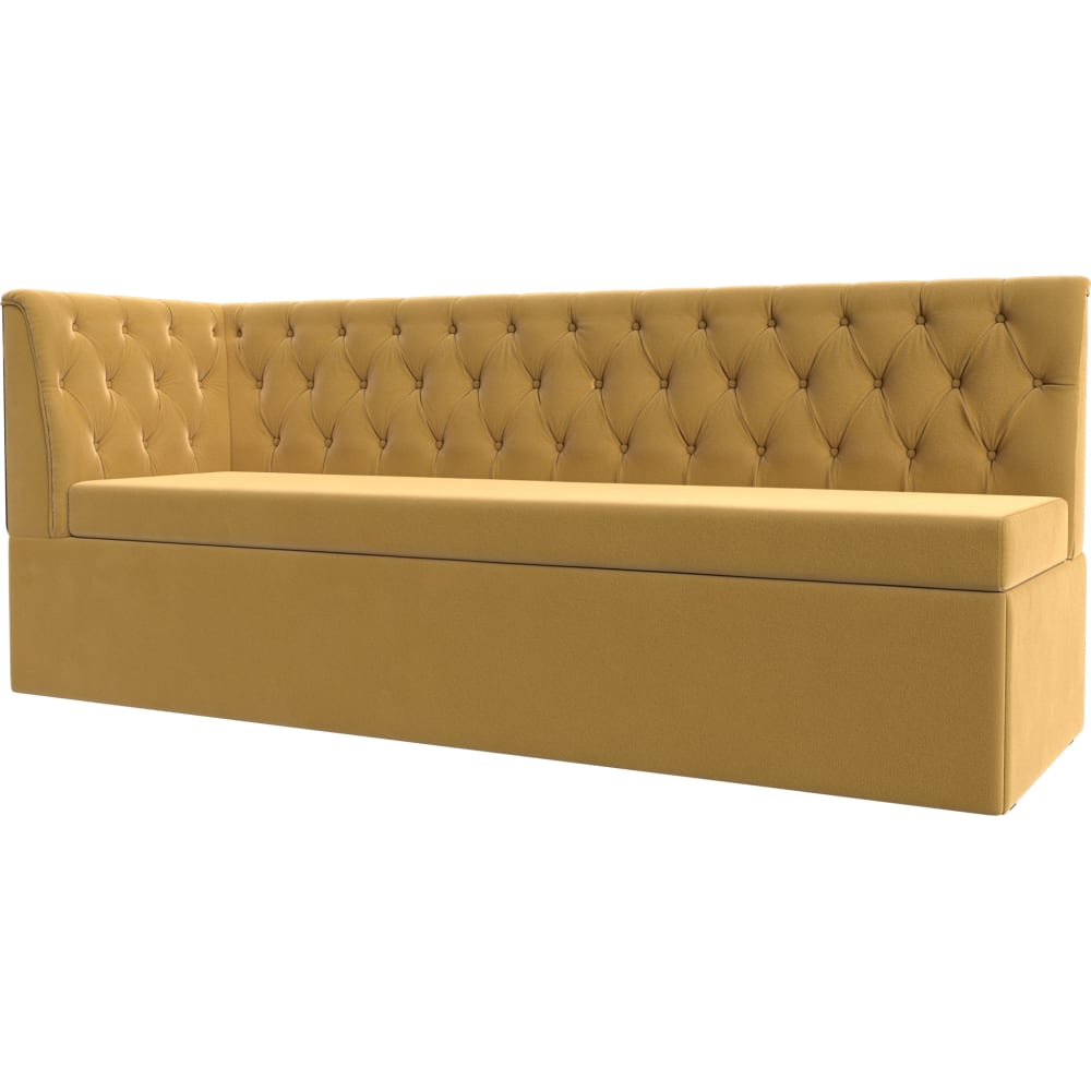 Кухонный диван Лига диванов модуль лига диванов холидей люкс угол микровельвет желтый