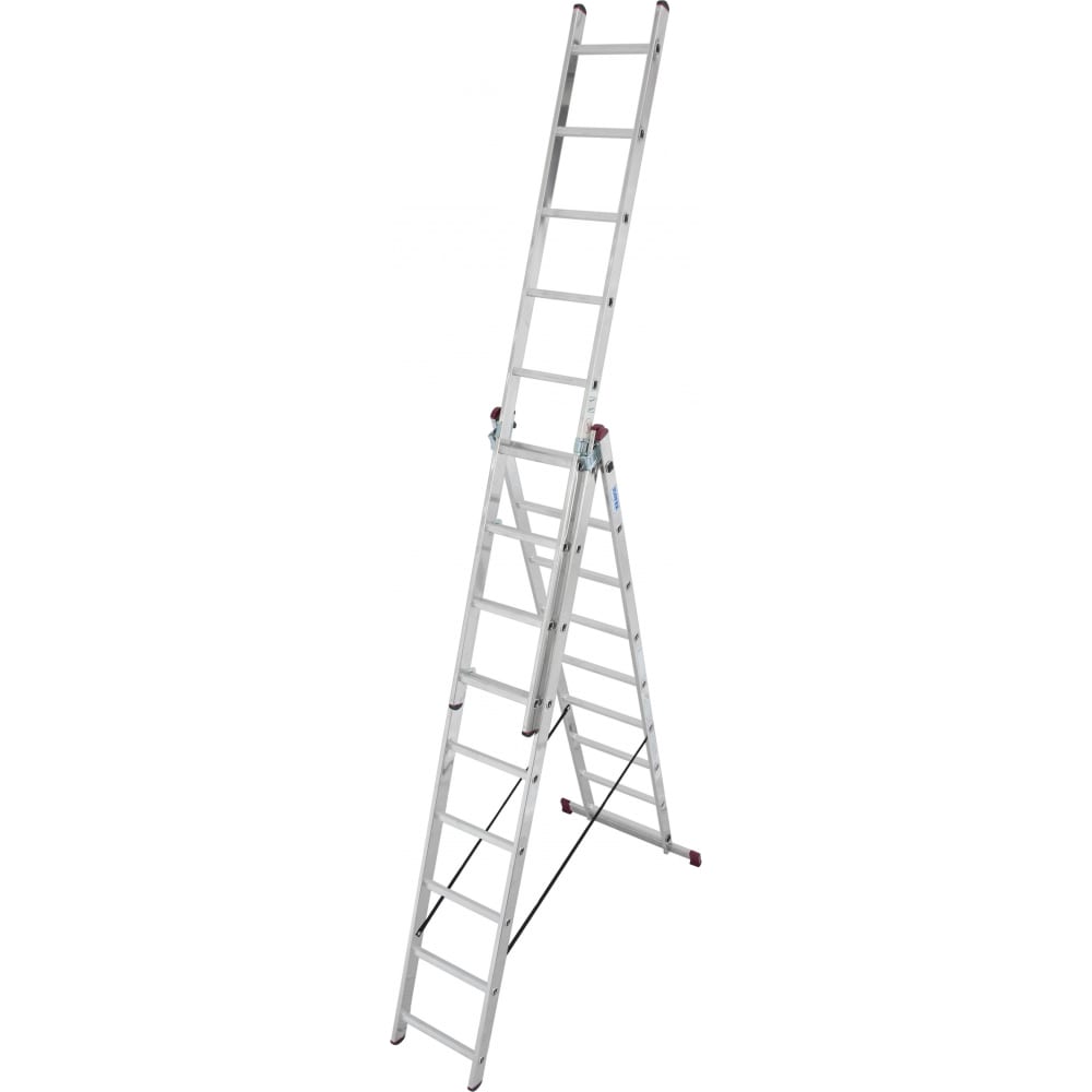 Алюминиевая трехсекционная лестница Krause