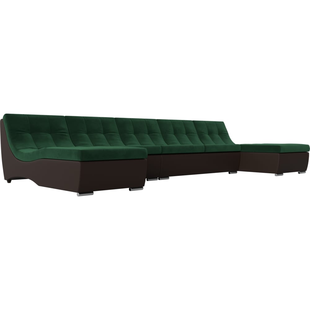 П-образный модульный диван Лига диванов п образный диван артмебель ричмонд велюр зеленый экокожа коричневый