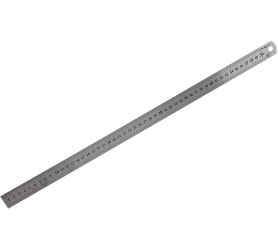 Изображение товара Двусторонняя, металлическая линейка, 500 мм РемоКолор 15-6-050