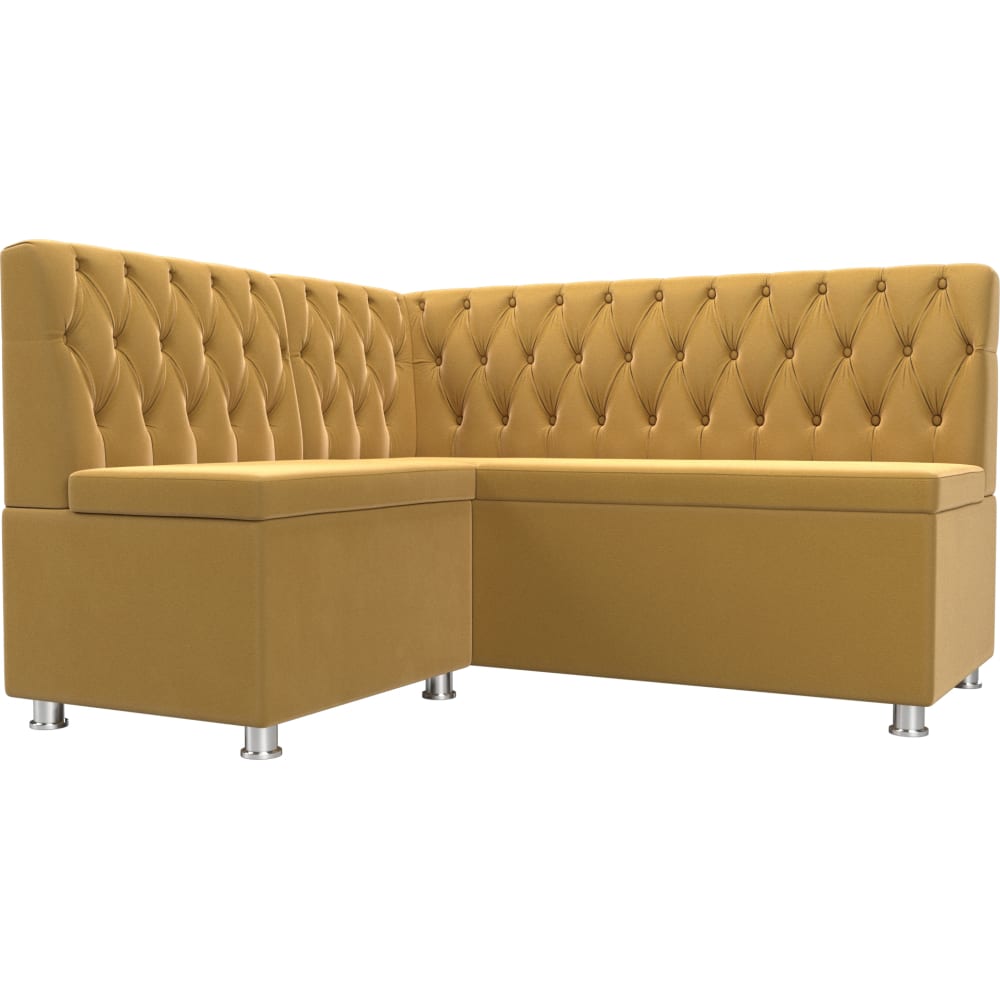 Кухонный угловой диван Лига диванов модуль лига диванов холидей люкс угол микровельвет желтый