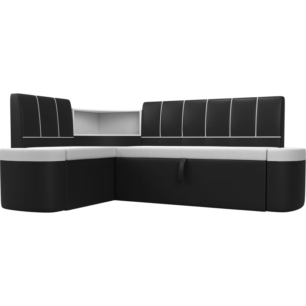 Кухонный угловой диван Лига диванов добор скинекс 2070 × 150 × 8 мм белый