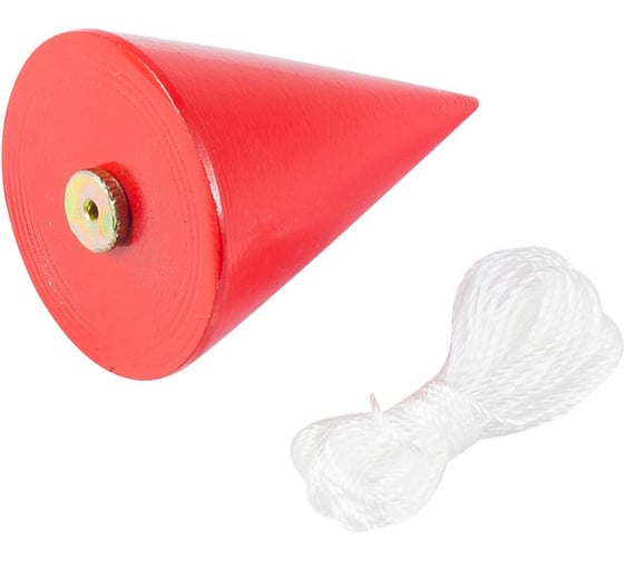 Изображение товара Малярный отвес РемоКолор конус 400 г, длина шнура 5 м 14-3-104