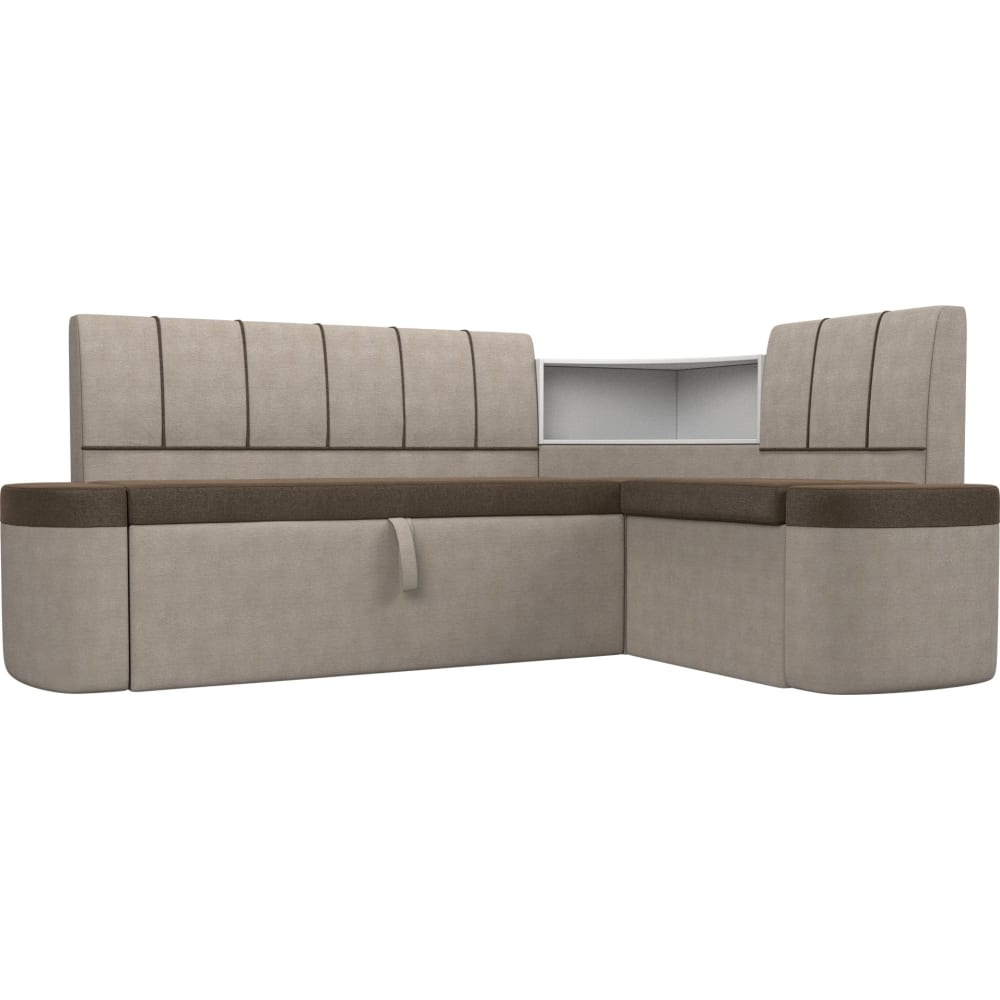 Кухонный угловой диван Лига диванов модуль лига диванов холидей угол микровельвет коричневый