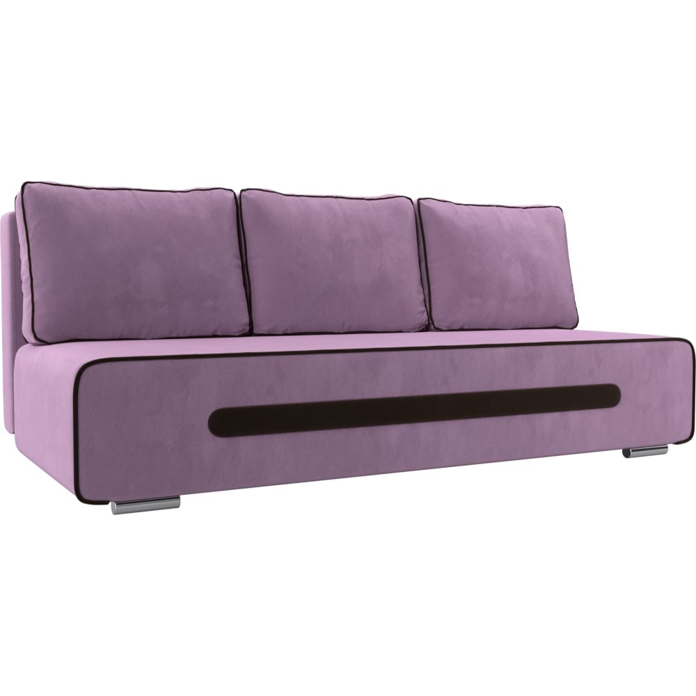 Прямой диван Лига диванов прямой диван лига диванов прага модерн подлокотник слева микровельвет сиреневый