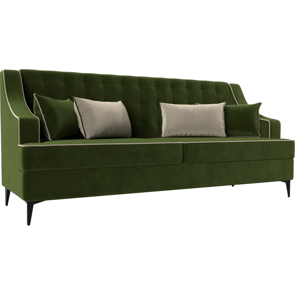 Прямой диван Лига диванов прямой диван лига диванов куба лонг микровельвет зеленый