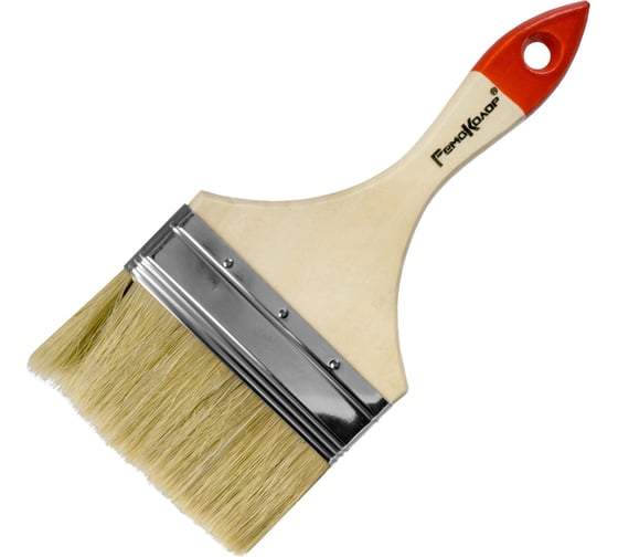 Изображение товара Флейцевая кисть 4" РемоКолор Стандарт 01-1-740