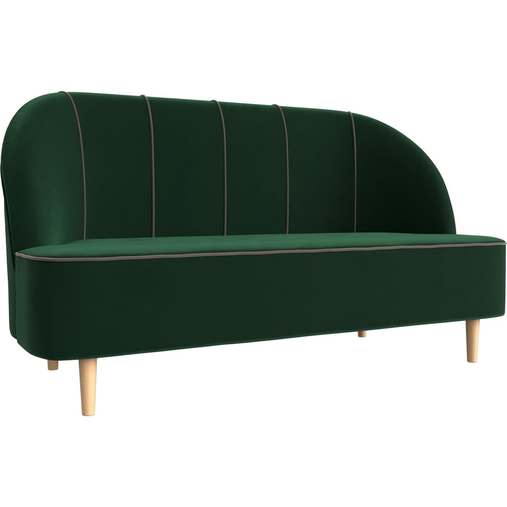 Изображение товара Кушетка Лига диванов Фелини 109856 зелёная в стиле модерн