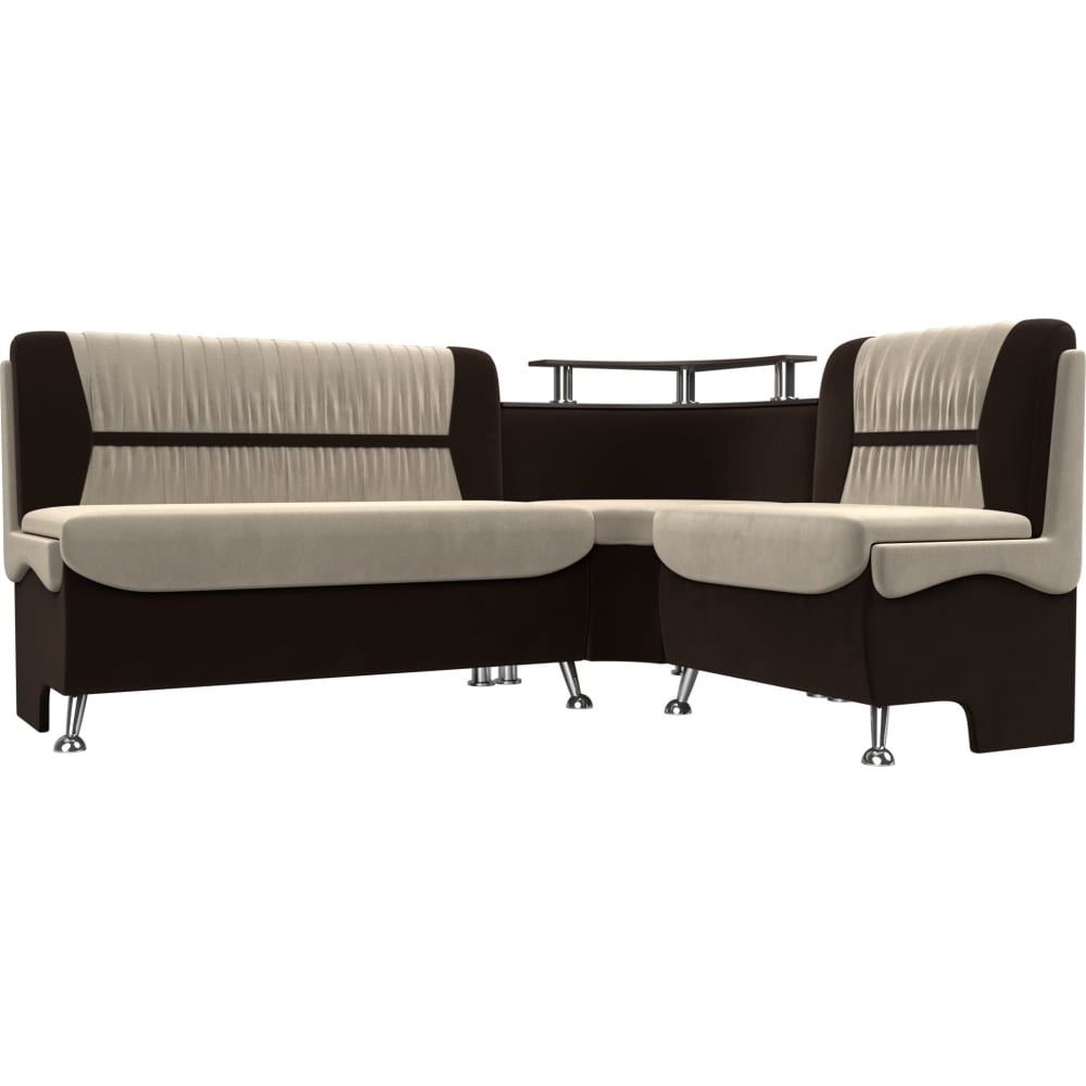 Кухонный угловой диван Лига диванов модуль лига диванов холидей угол микровельвет коричневый