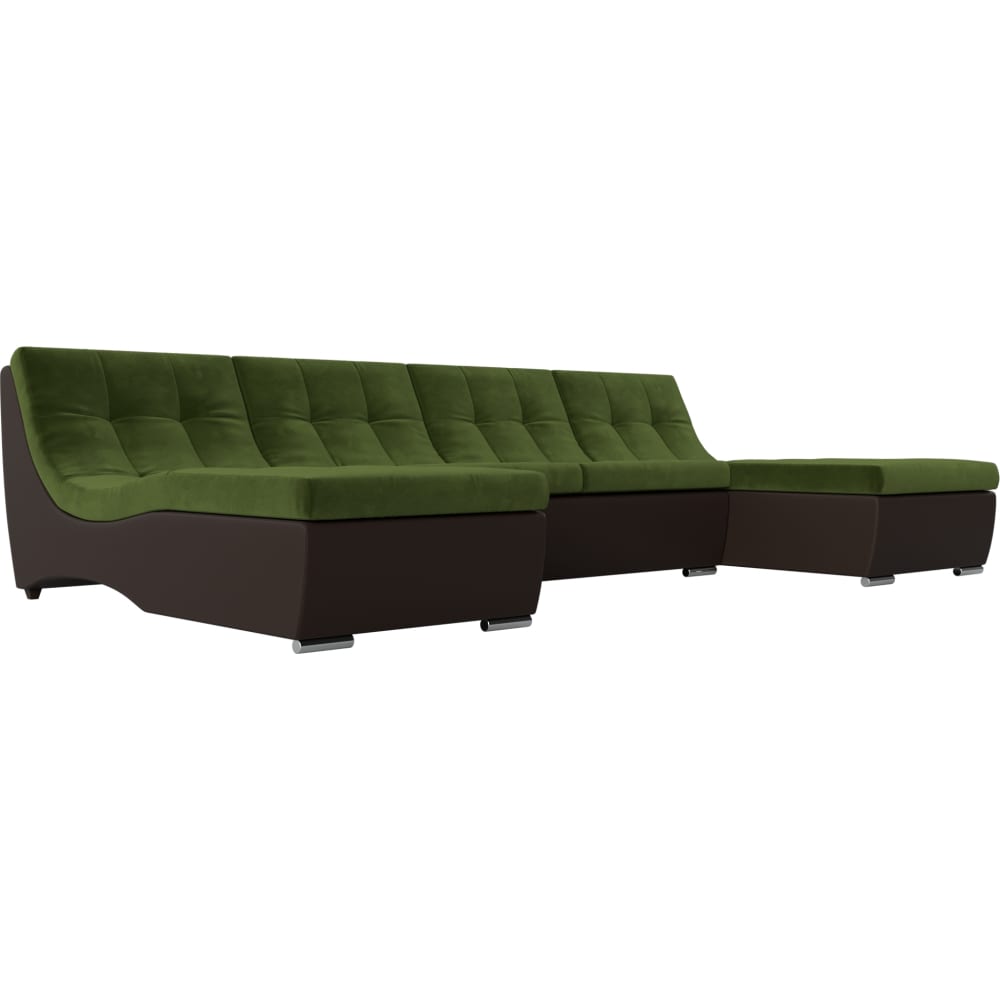 П-образный модульный диван Лига диванов артмебель п образный диван клайд микровельвет коричневый