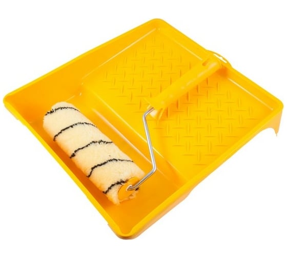 Изображение товара Набор малярный: валик Премиум 240 мм, кювета 330x350 мм РемоКолор 04-1-125