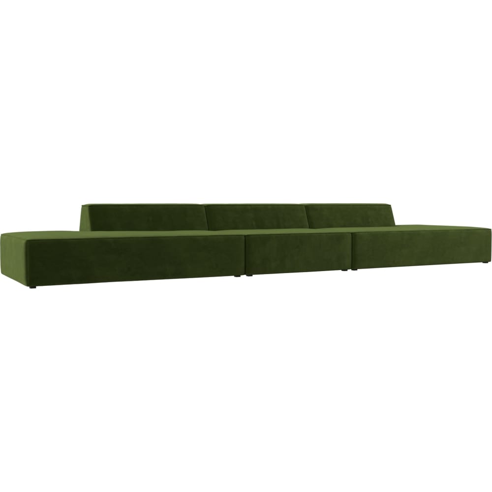 Прямой модульный диван Лига диванов кресло лига диванов бергамо микровельвет зеленый 112000