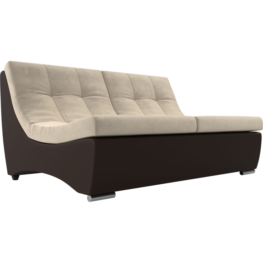 модуль лига диванов холидей кресло экокожа коричневый Модуль диван Лига диванов