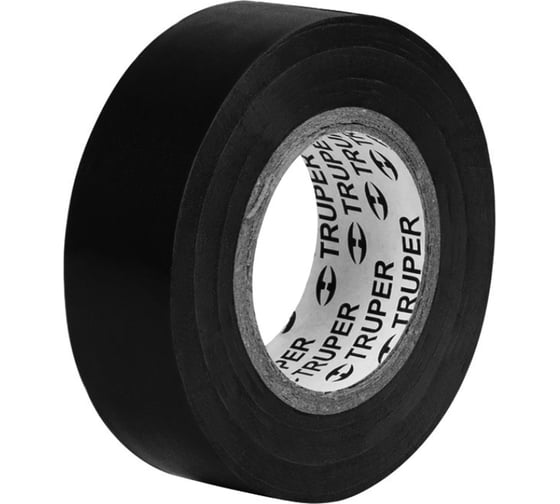 Изображение товара Изолента Truper акрил, 18 м, ширина 19 мм, черная M-33 12500