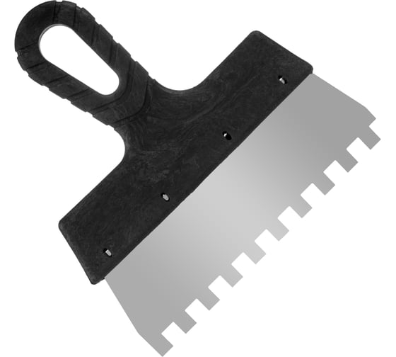 Изображение товара Фасадный зубчатый шпатель, 200 мм, зуб 10x10 мм РемоКолор 12-1-111