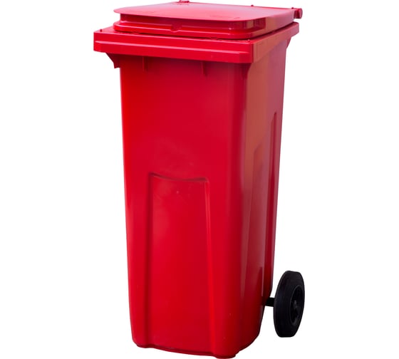 Изображение товара Мусорный контейнер Тара.ру 120л, красный 07700
