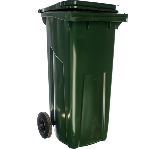 Изображение товара Мусорный контейнер Тара.ру 120л, зеленый 07309