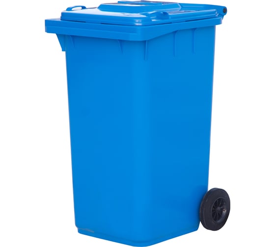 Изображение товара Мусорный контейнер ТАРА 240л, синий 08542