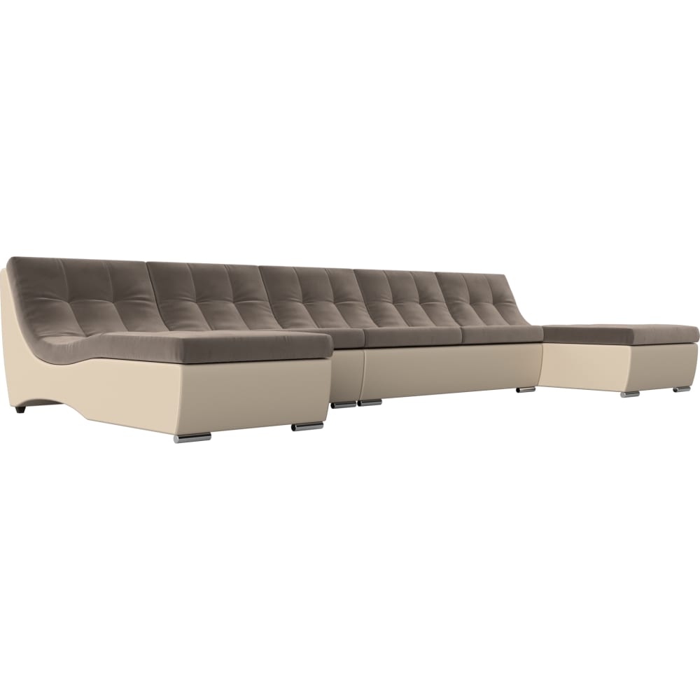 П-образный модульный диван Лига диванов диван п образный артмебель нэстор велюр вставка фиолетовая