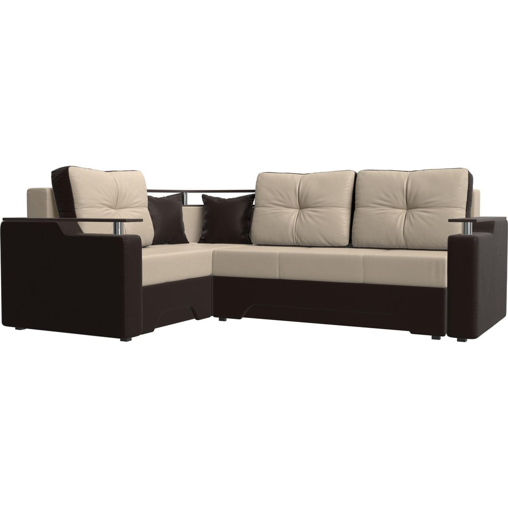Угловой диван Лига диванов кресло лига диванов неаполь экокожа коричневый 111974