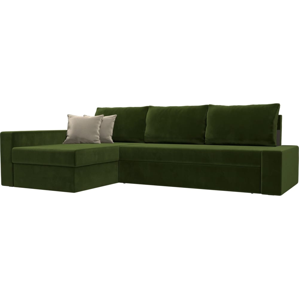 Угловой диван Лига диванов диван угловой лига диванов брюсель микровельвет зеленый левый угол
