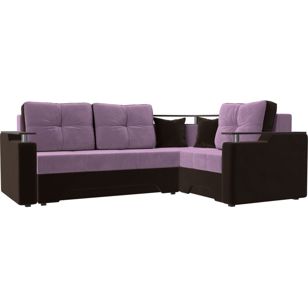 Угловой диван Лига диванов п образный модульный диван лига диванов холидей люкс микровельвет сиреневый