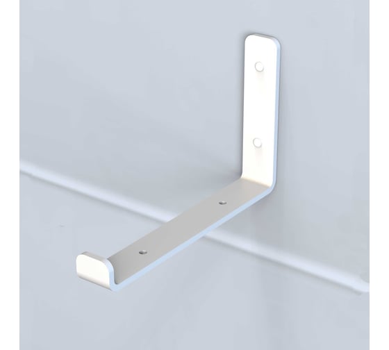 Изображение товара Набор кронштейнов для полки Граф Держалкин 2 шт., 260x130x30 мм, белый GDKR-006-б