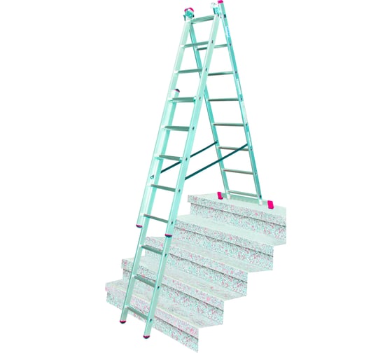 Изображение товара Универсальная лестница 3х8 с дополнительной функцией Krause Corda 013385