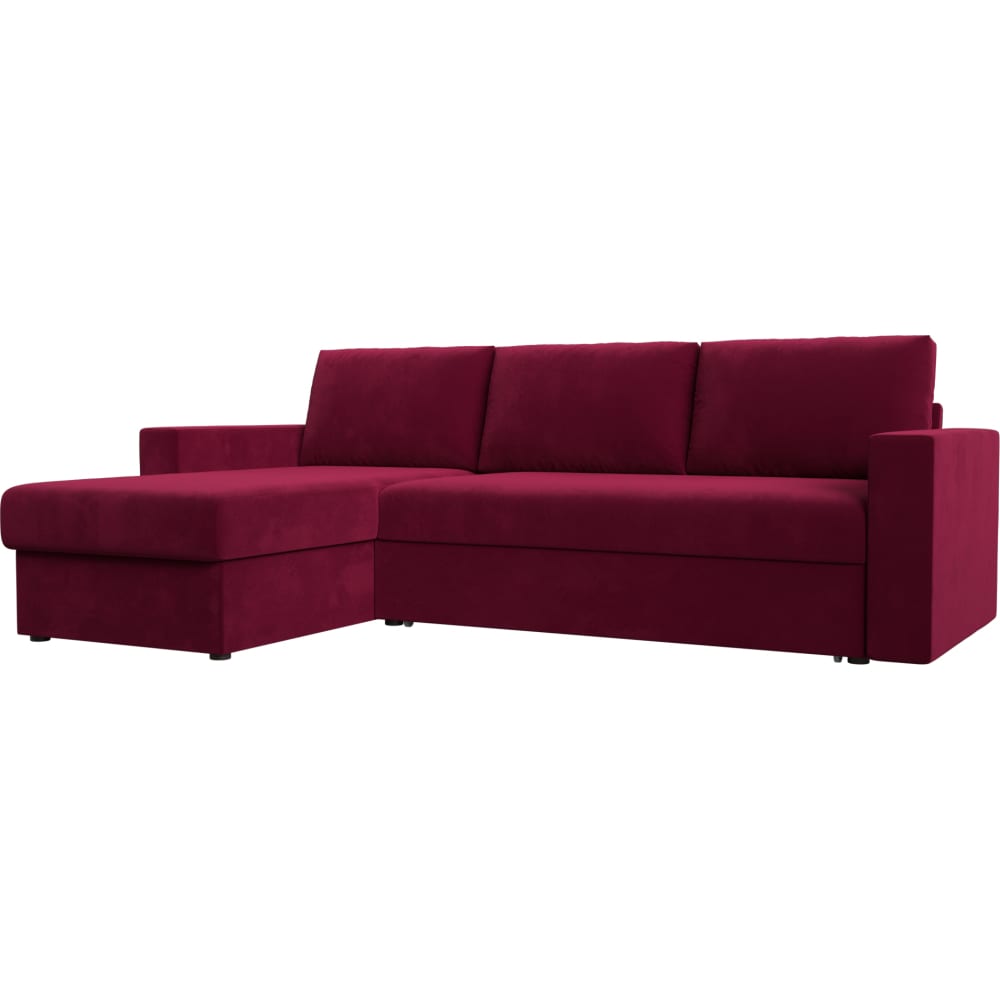 Угловой диван Лига диванов угловой диван лига диванов рейн микровельвет бордовый левый угол 112582l