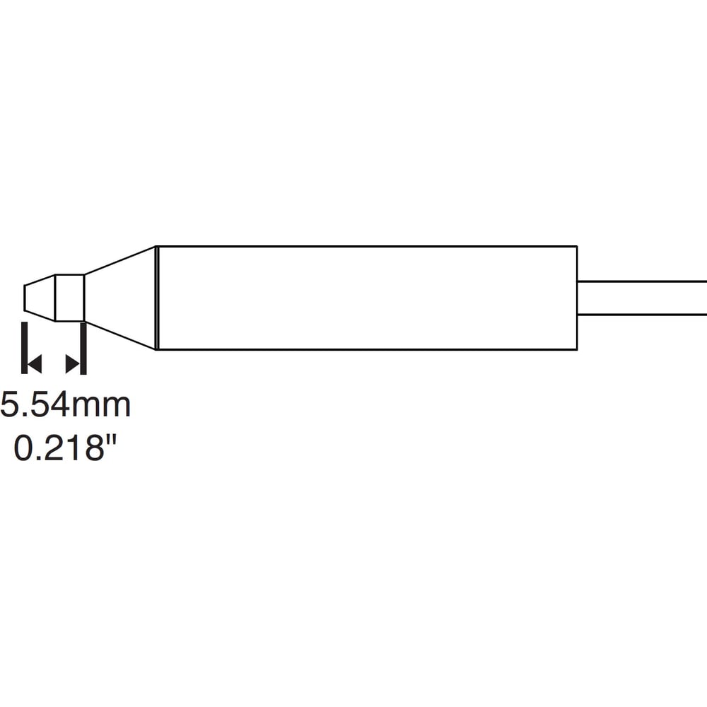 Наконечник (отверстие 1.55х2.85 мм) для MFR-H5 METCAL DCP-CN6